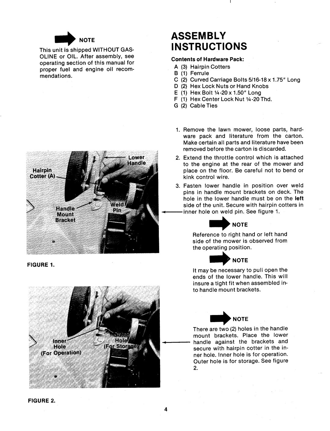 MTD 121-262-300, 121-262A manual 