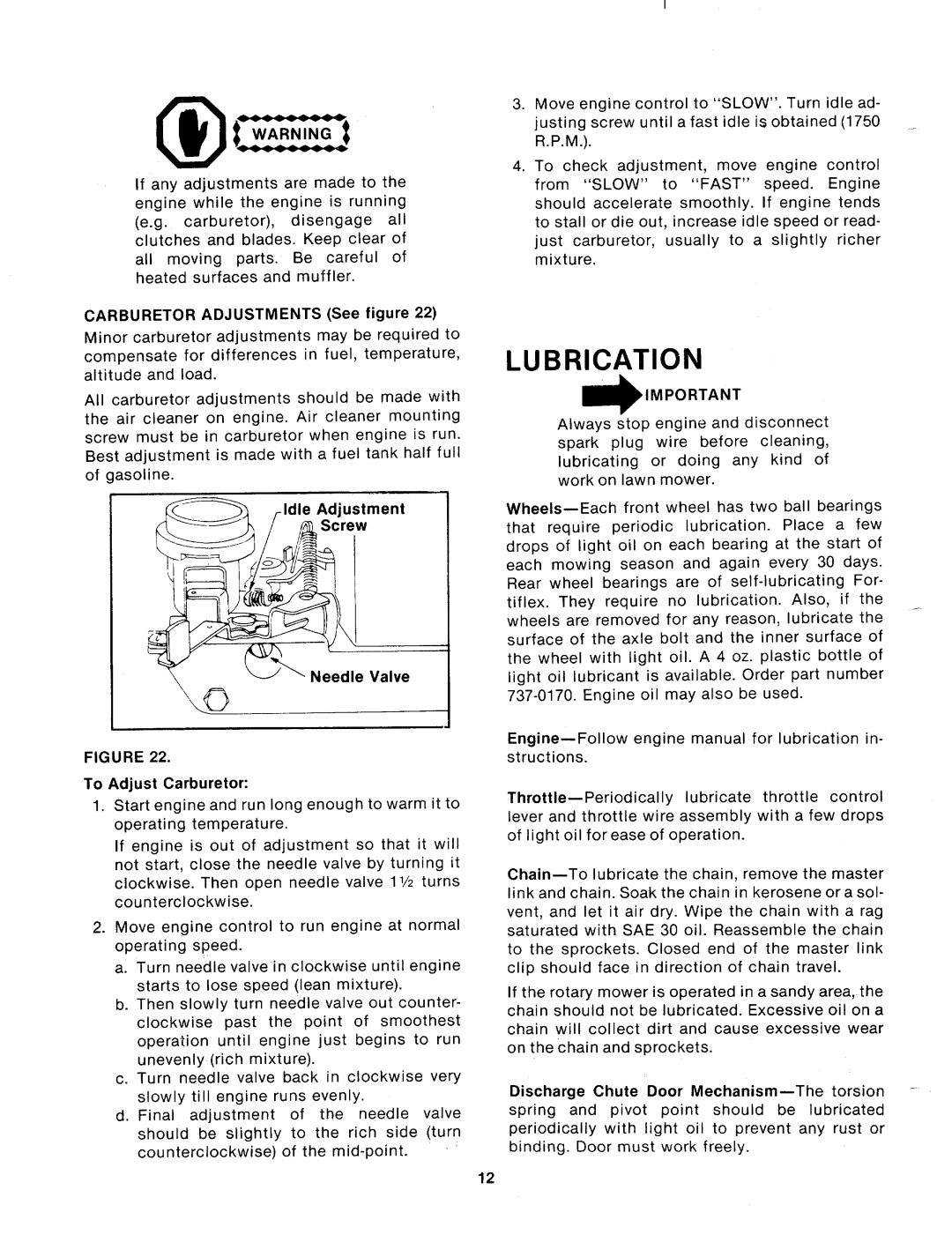 MTD 121-304A, 121-306A manual 