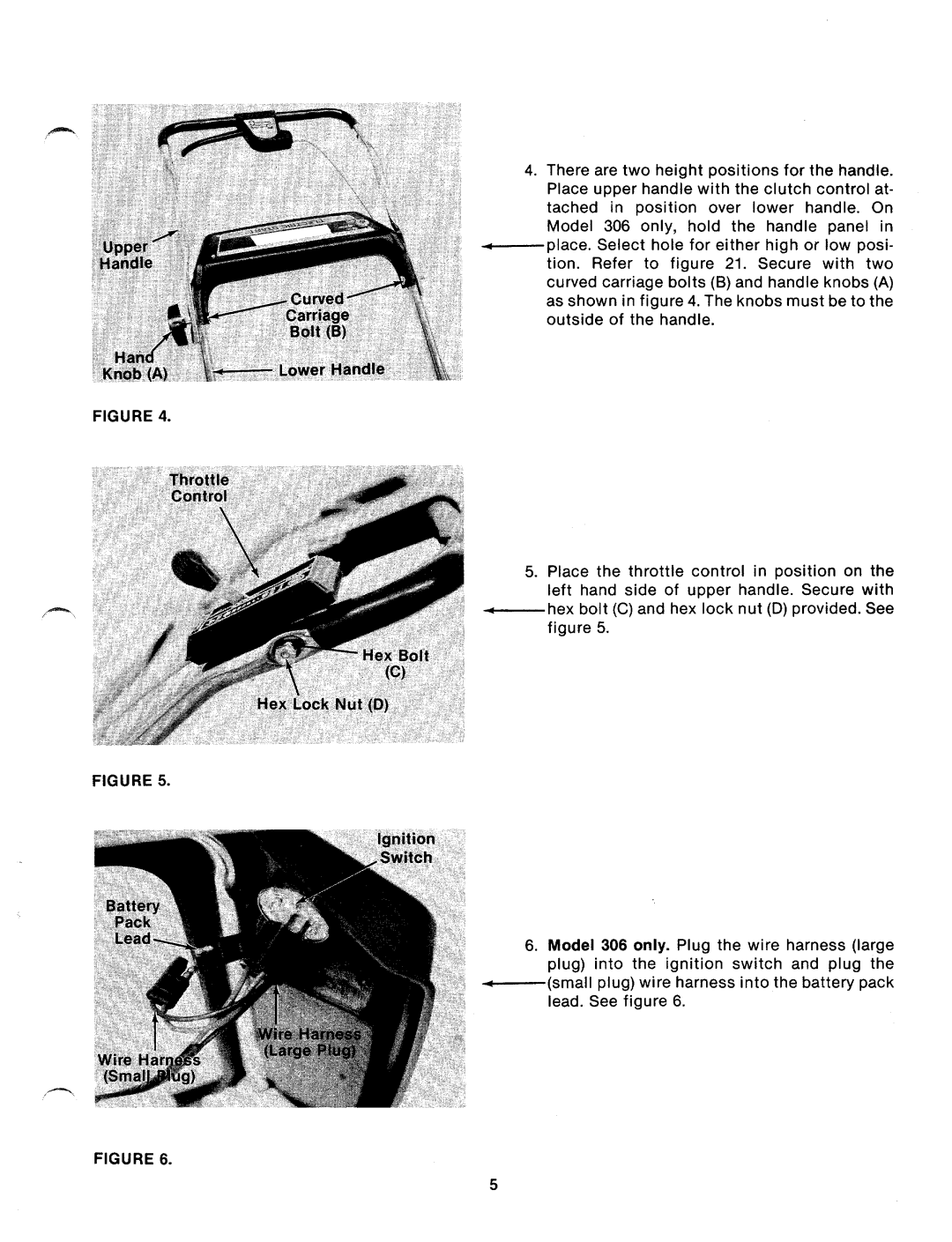 MTD 121-306A, 121-304A manual 