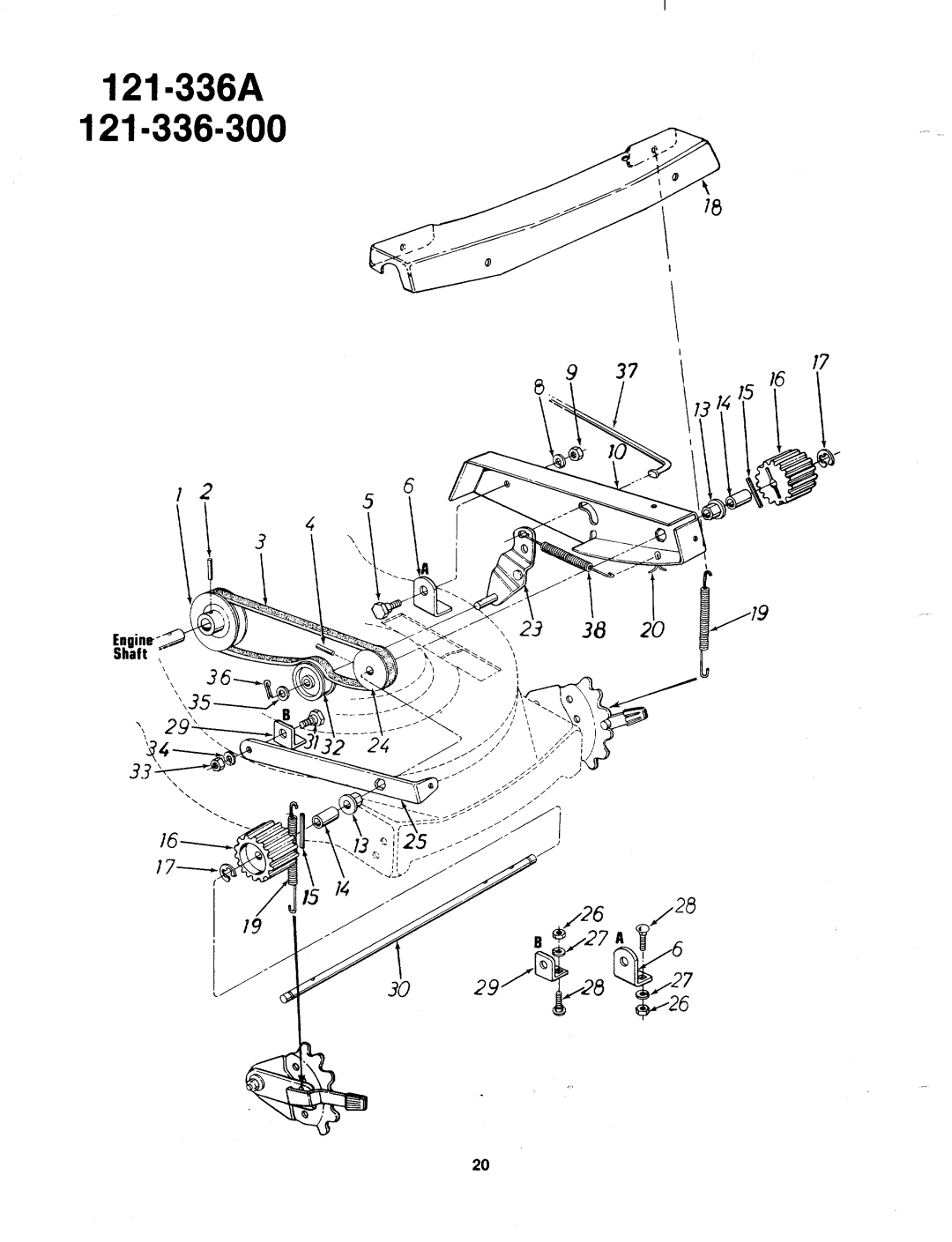 MTD 121-336-300, 121-336A manual 