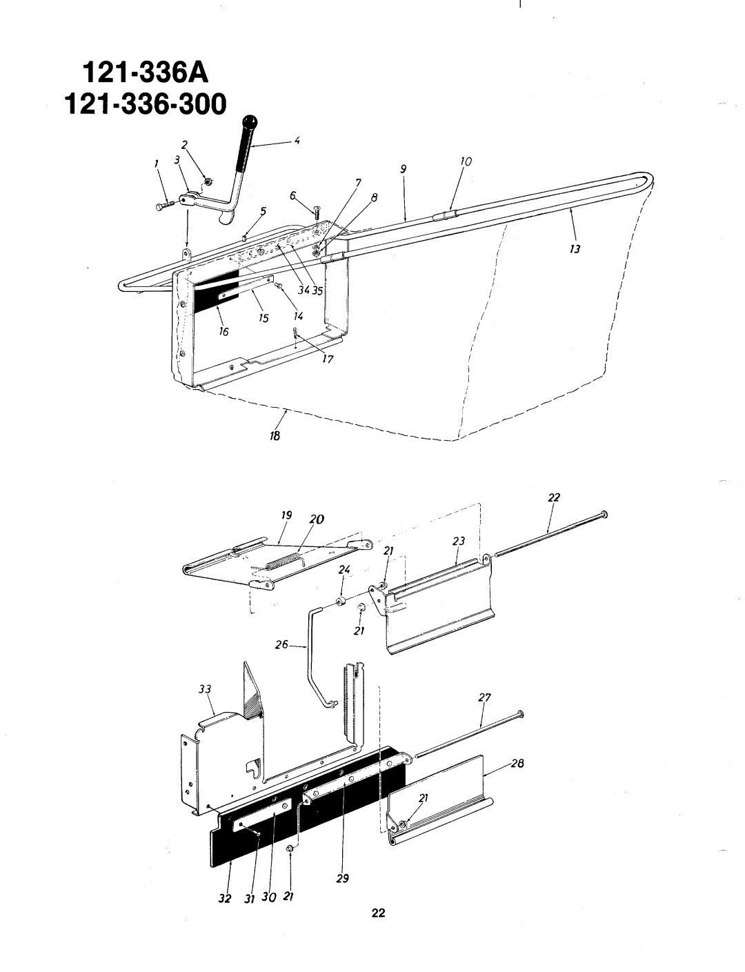 MTD 121-336-300, 121-336A manual 