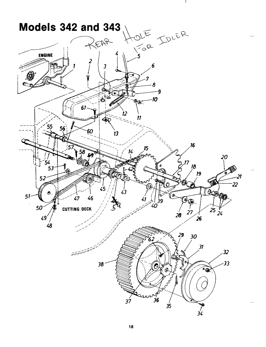 MTD 121-342-300, 121-343A, 121-342A manual 