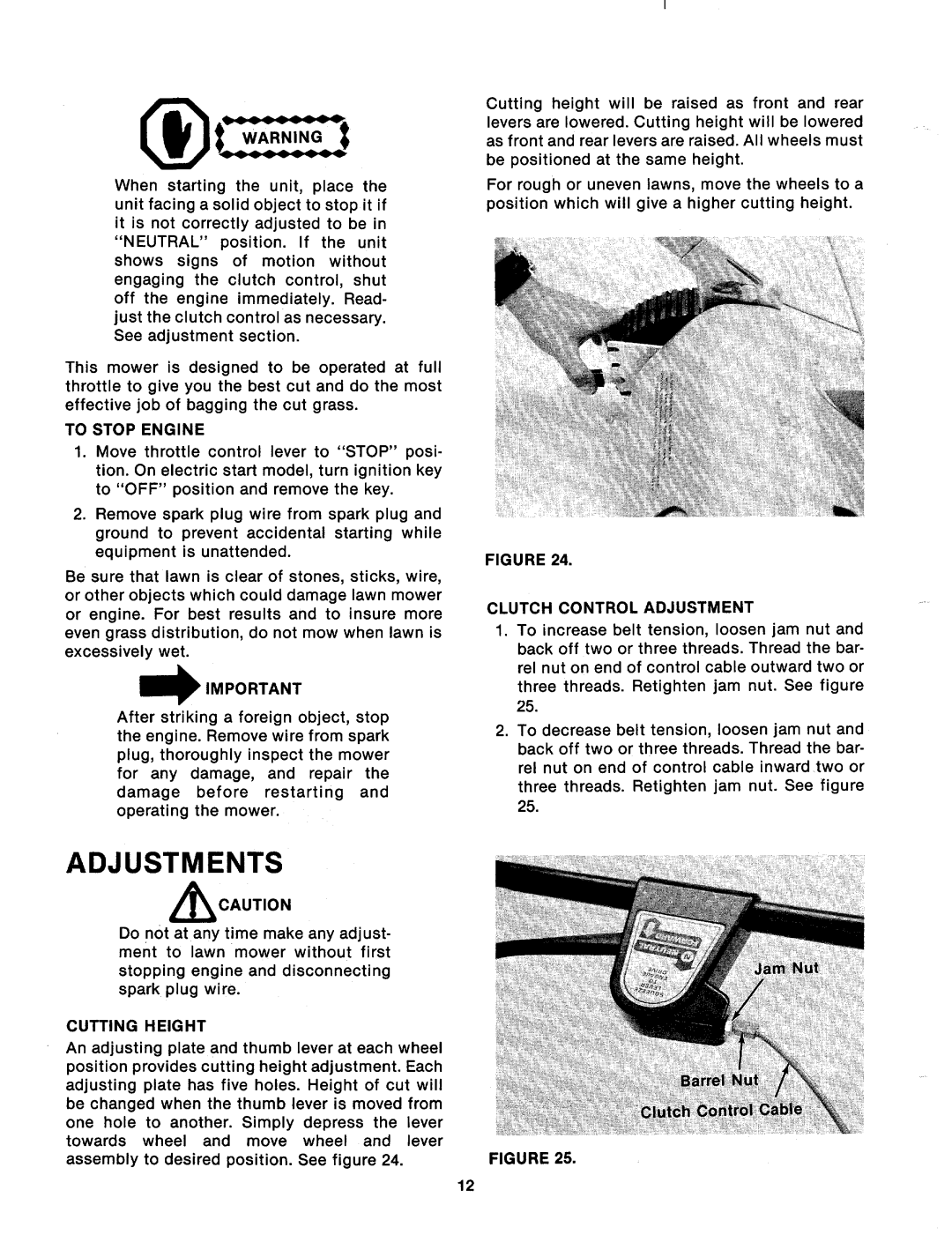 MTD 121-346A manual 