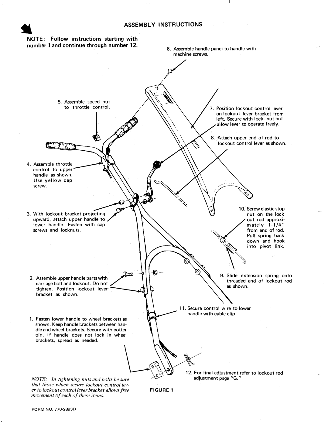 MTD 121-370-033 manual 