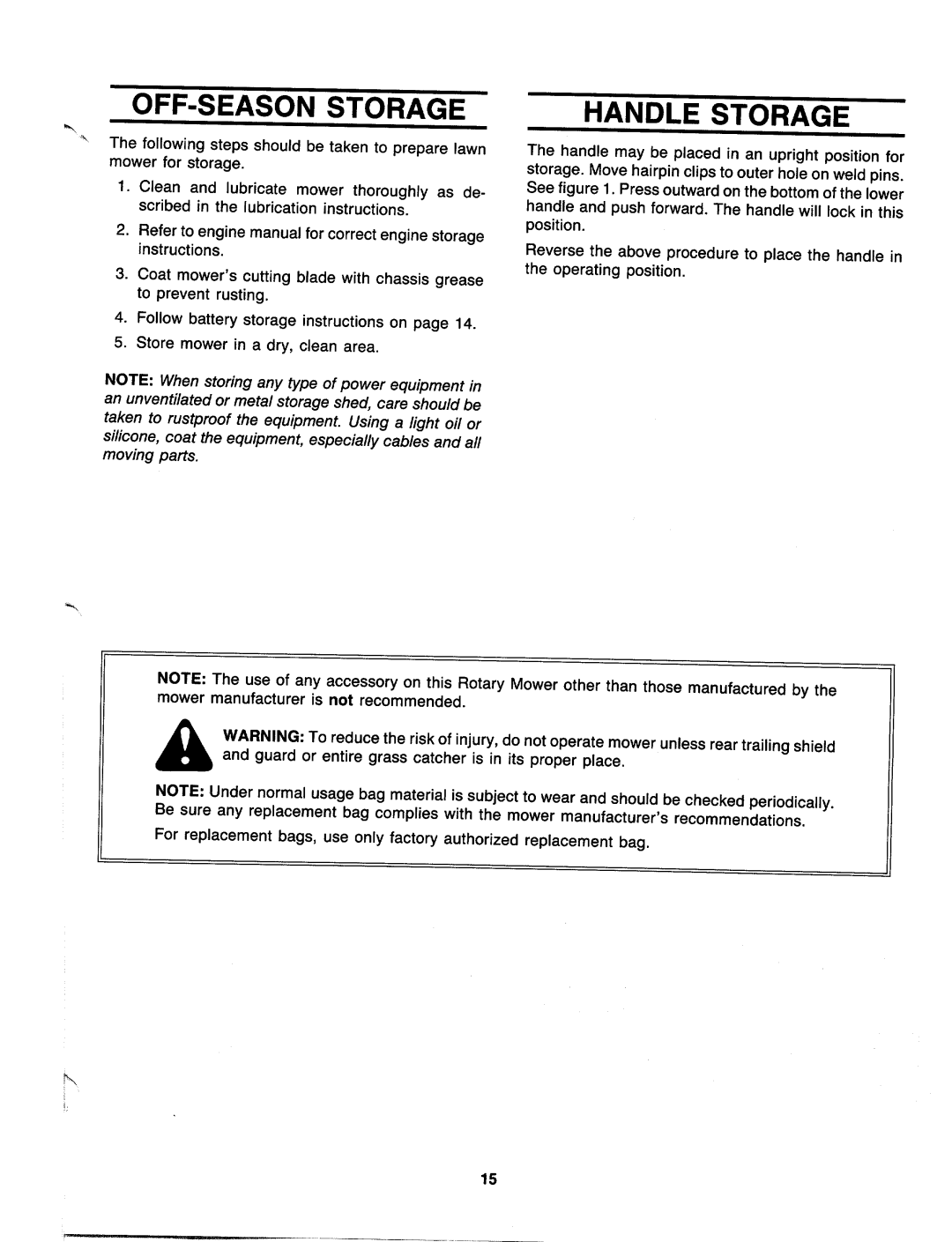 MTD 121-476E000, 121-478E000 manual 