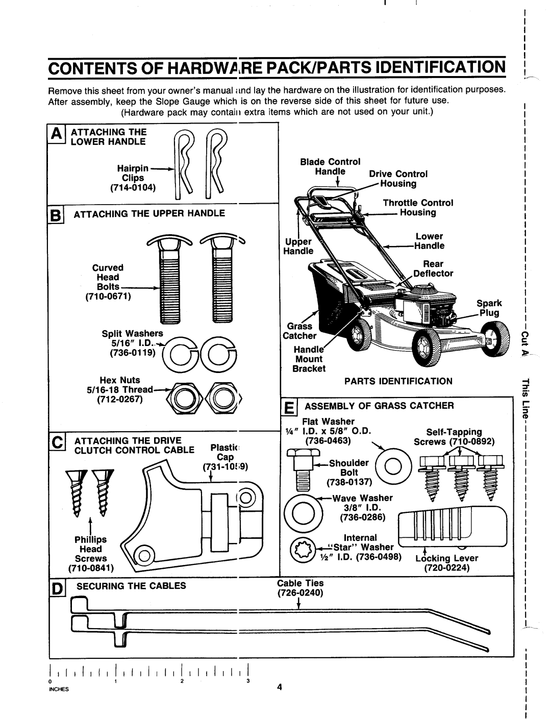 MTD 121-478E000, 121-476E000 manual 