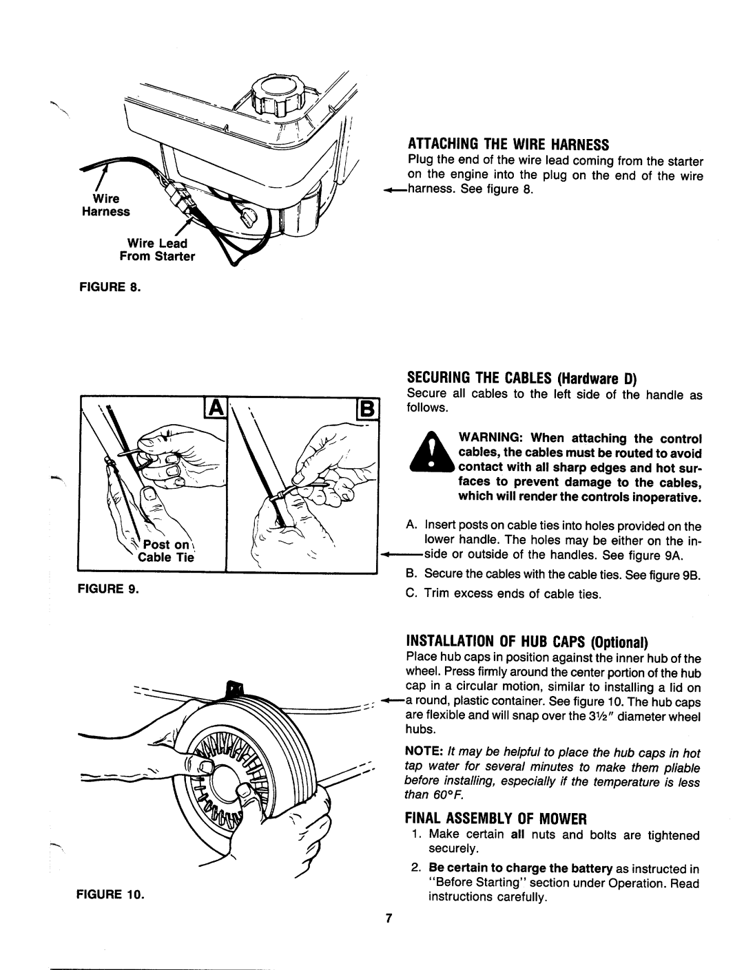 MTD 121-476E000, 121-478E000 manual 