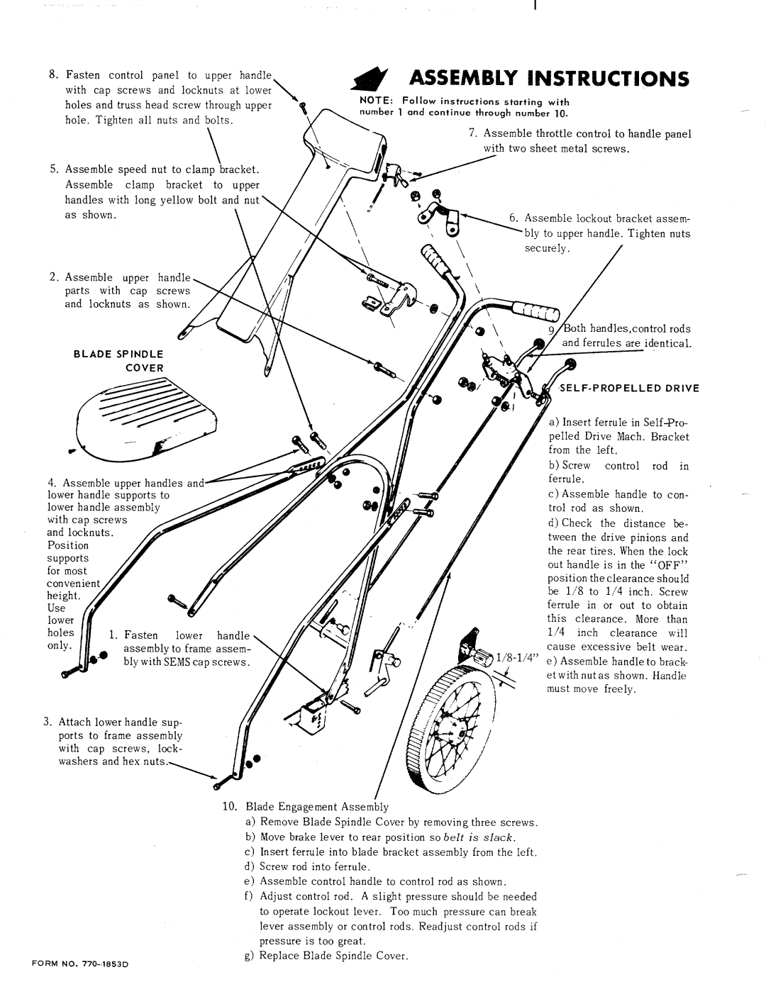 MTD 121-550 manual 