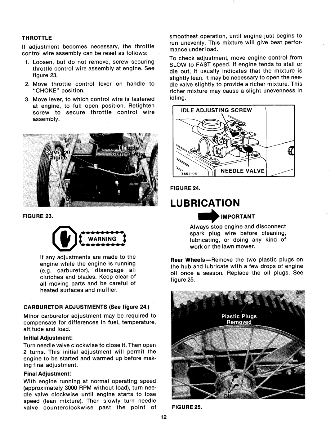 MTD 121-550A manual 