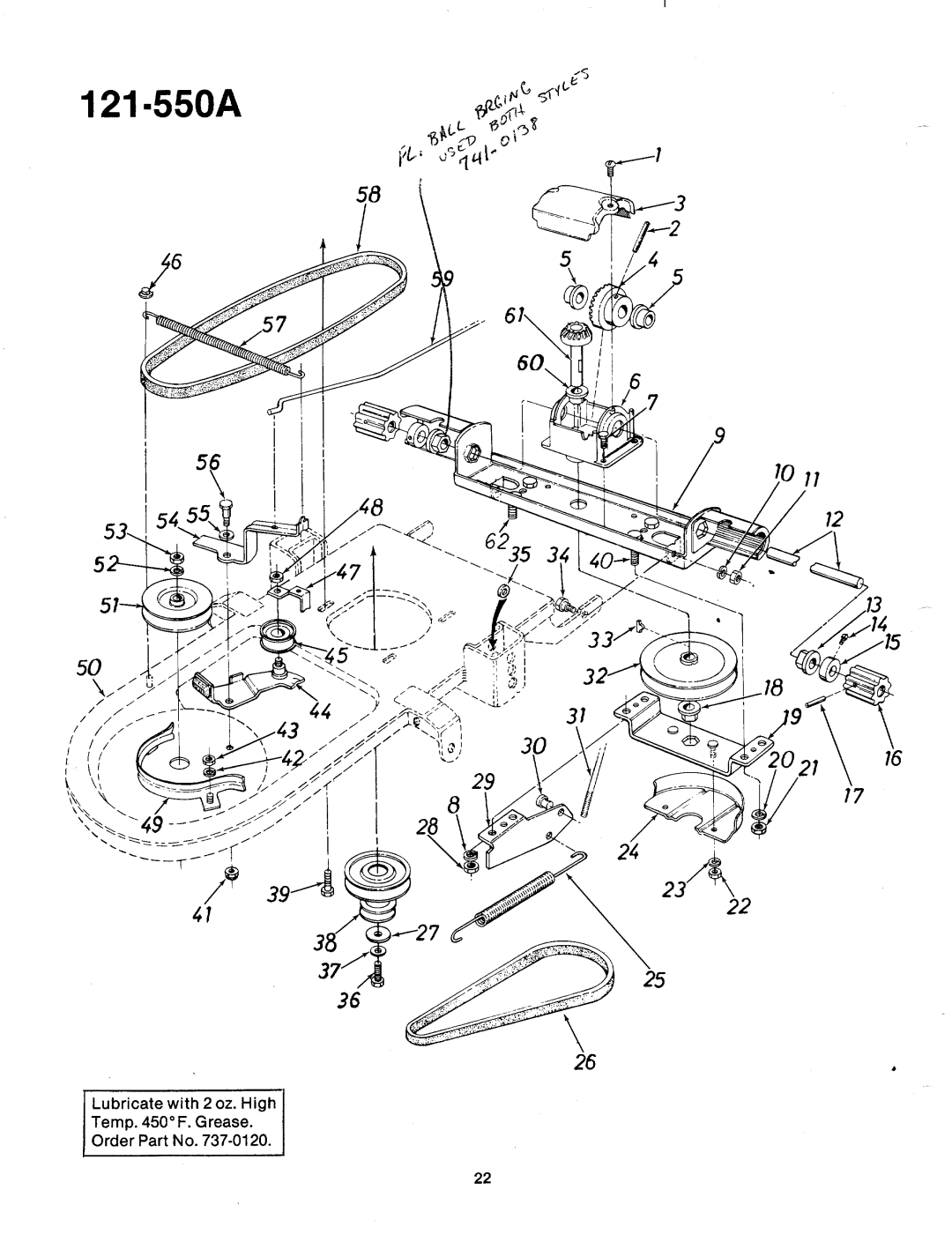 MTD 121-550A manual 