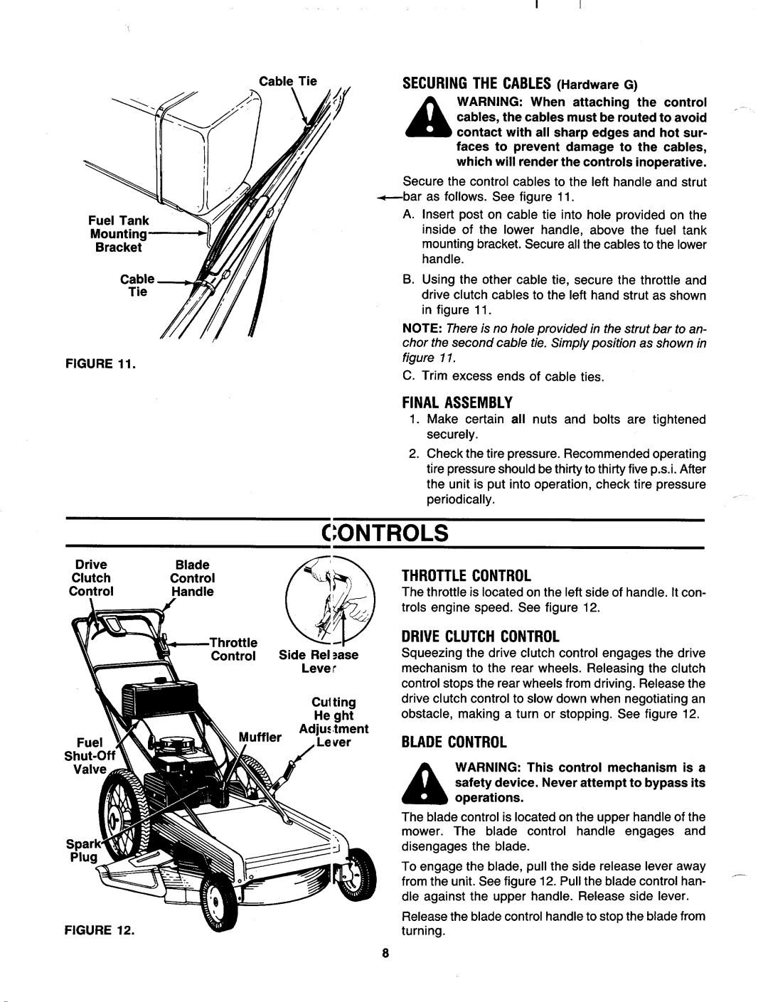 MTD 121-560B000 manual 