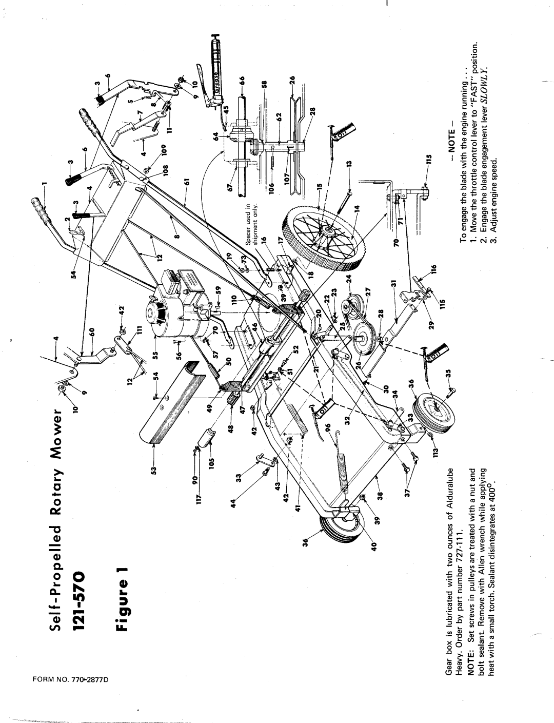 MTD 121-570 manual 