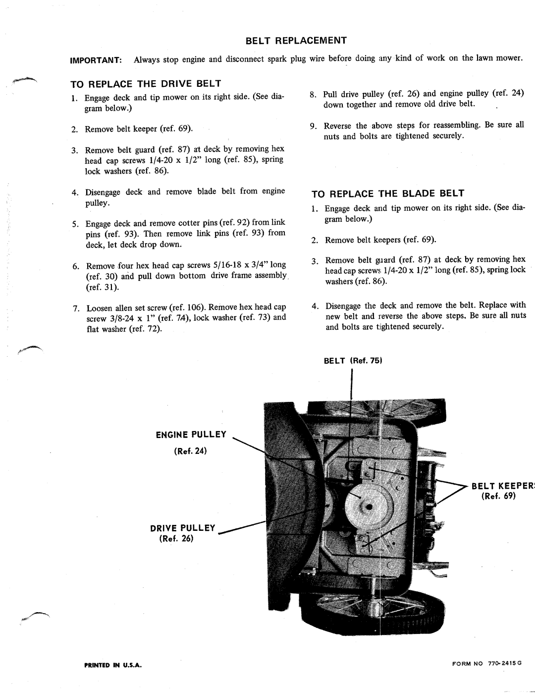 MTD 121-570 manual 