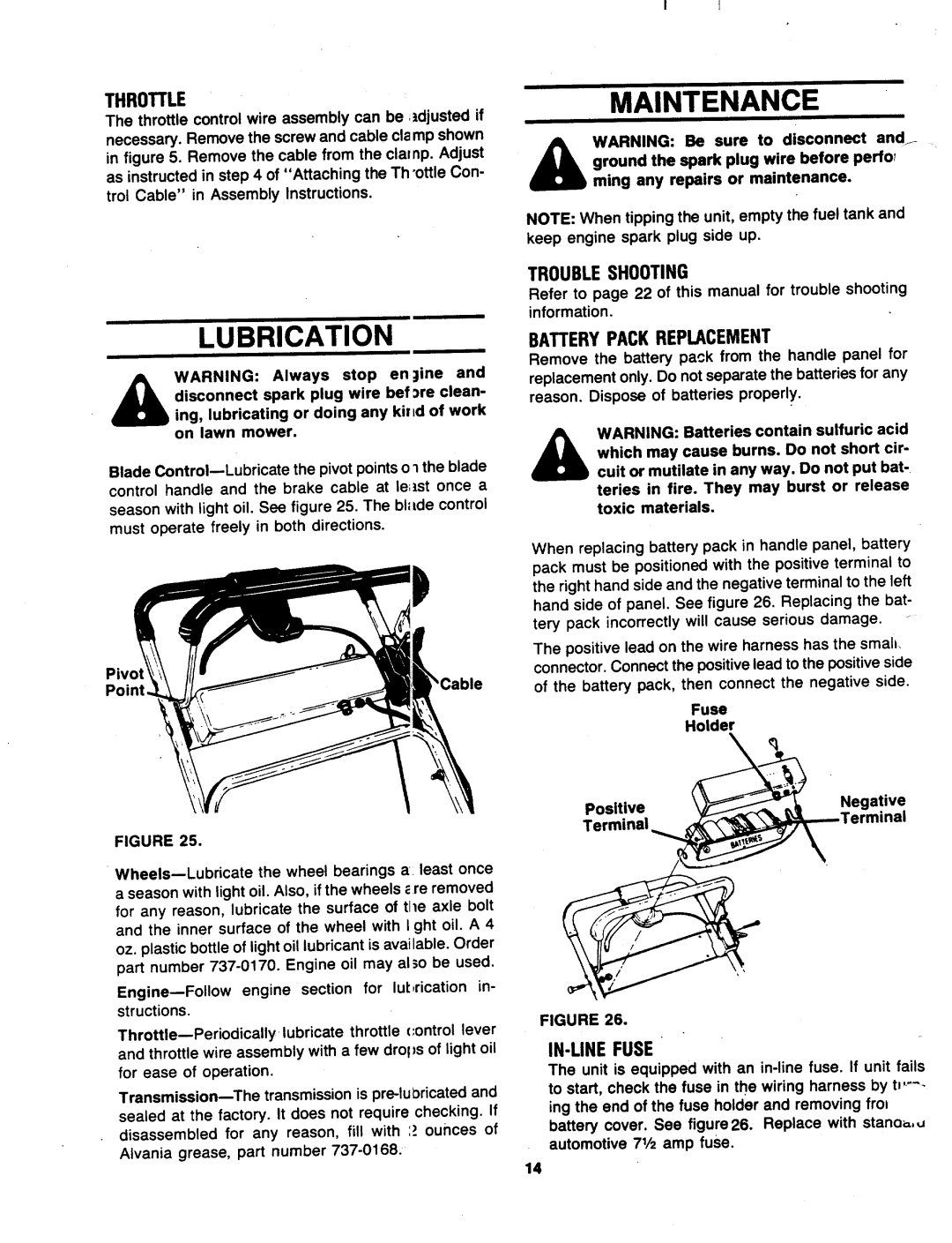 MTD 121-838E000 manual 