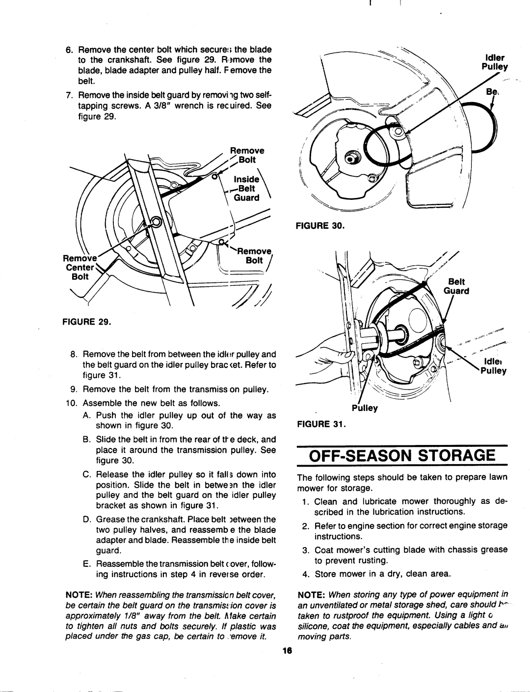 MTD 121-838E000 manual 