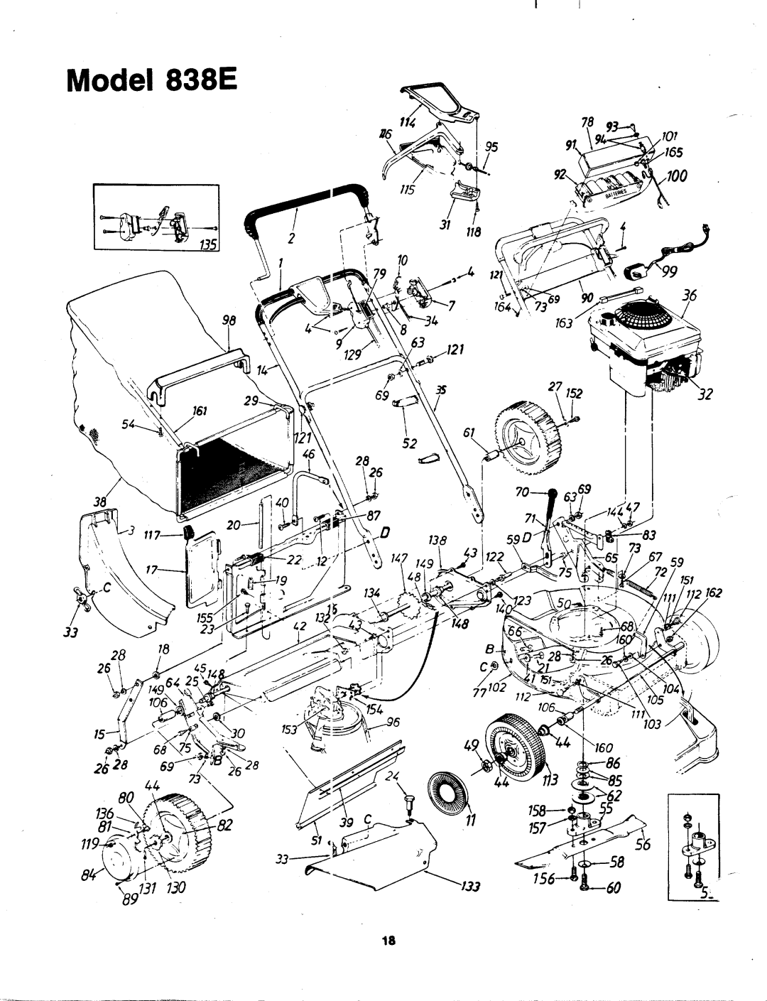 MTD 121-838E000 manual 