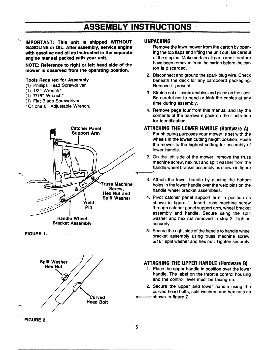 MTD 121-838E000 manual 