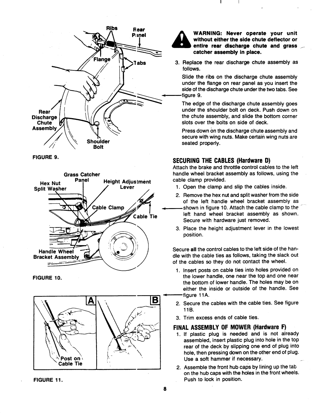 MTD 121-838E000 manual 