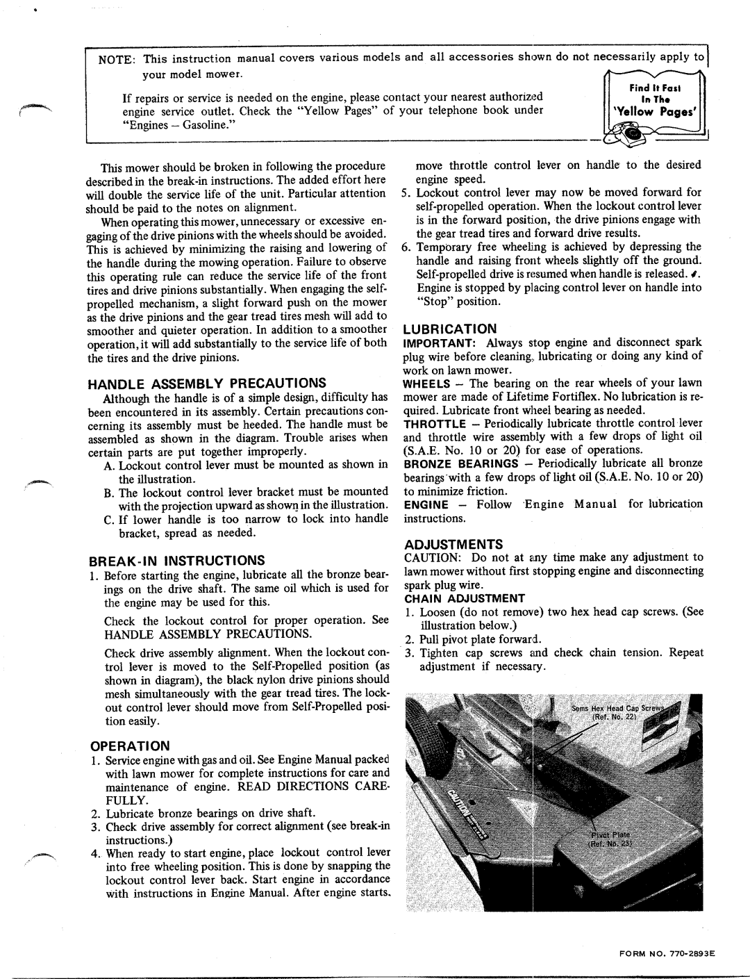 MTD 121-940 manual 