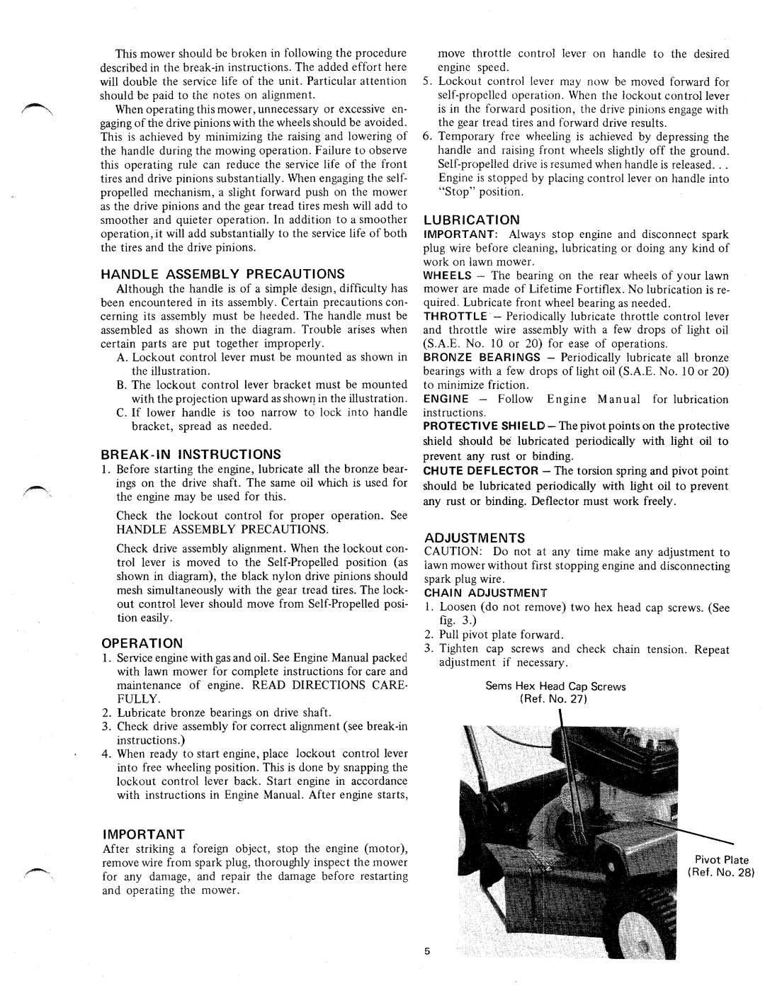 MTD 122-250 manual 