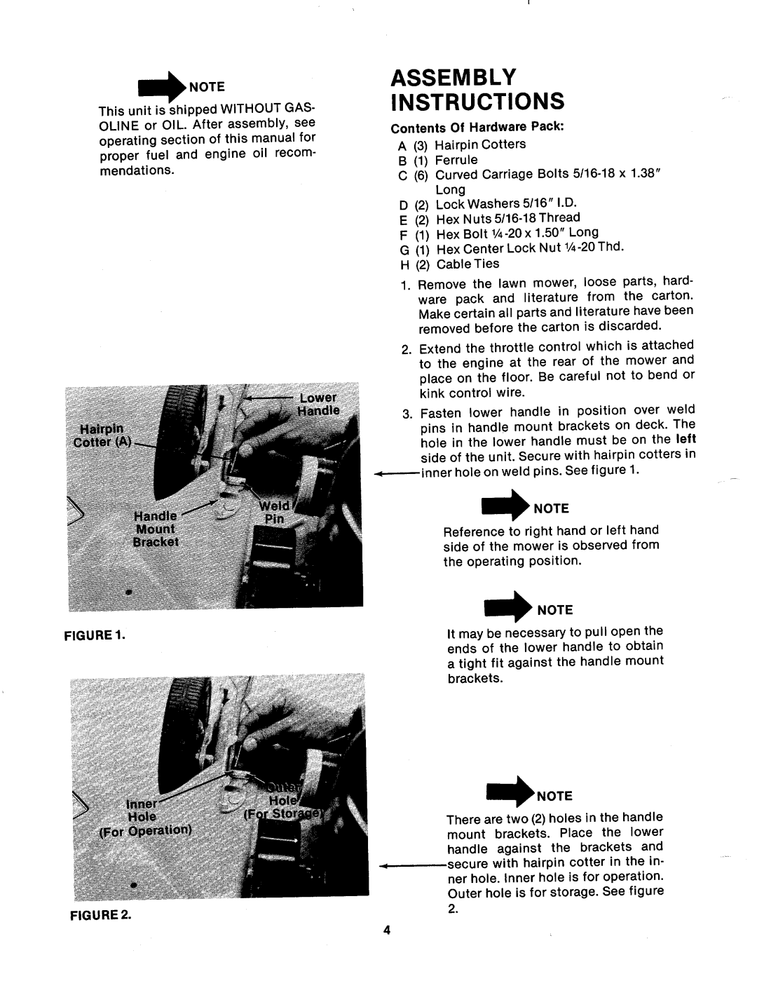 MTD 122-260-120, 122-260A manual 