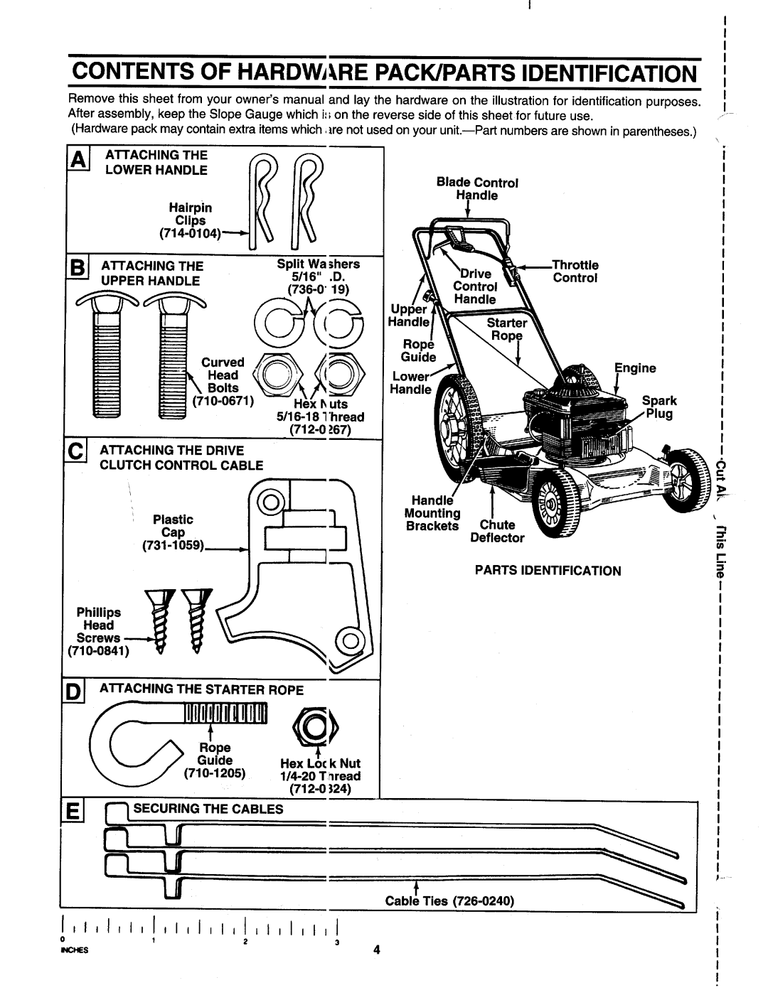 MTD 122-528R000, 122-526R000 manual 