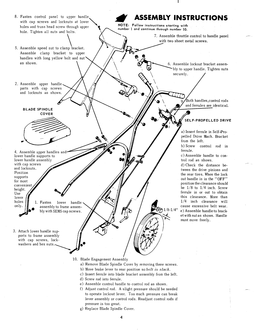 MTD 122-550 manual 