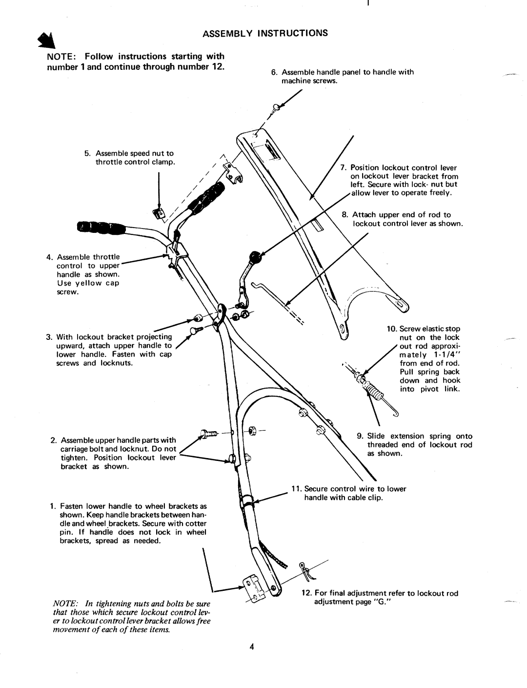 MTD 1222-940 manual 