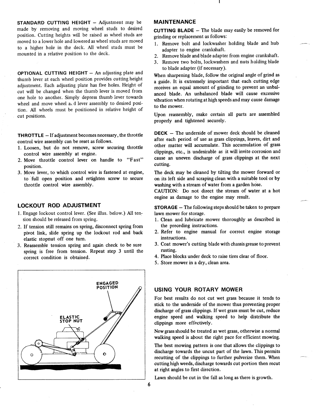 MTD 1222-940 manual 