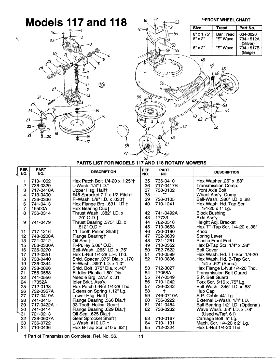 MTD 123-117A000, 123-118F000 manual 