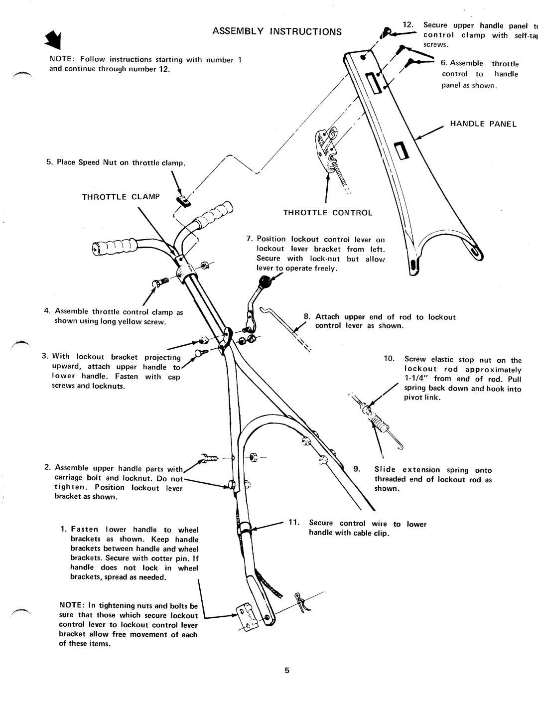 MTD 123-260 manual 