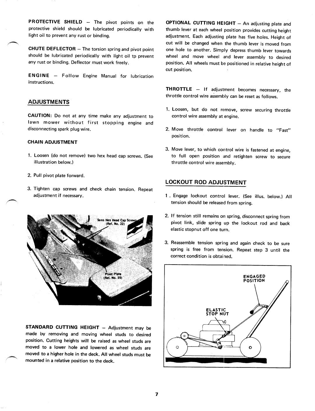 MTD 123-260 manual 