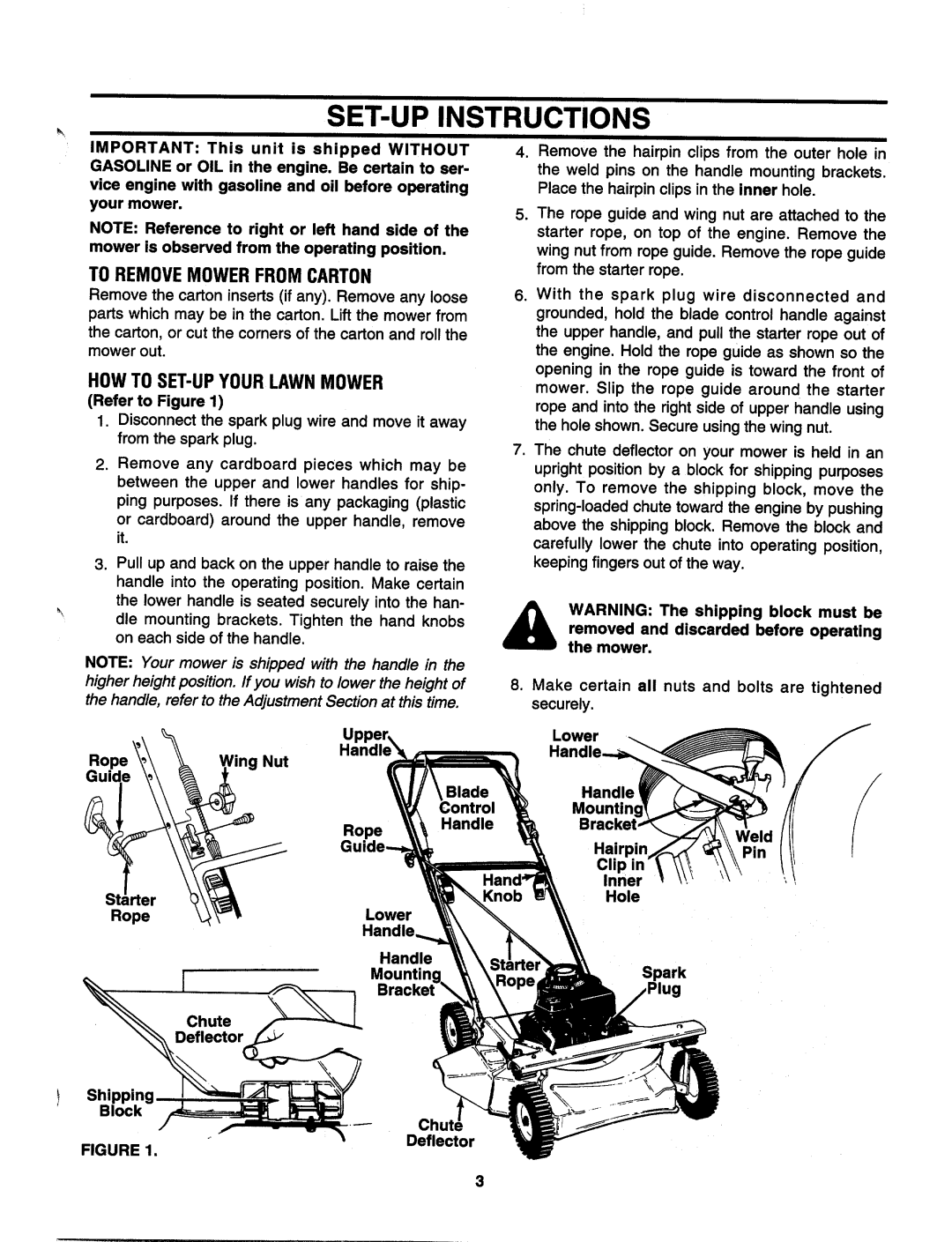 MTD 123-265D000, 123-260A000 manual 