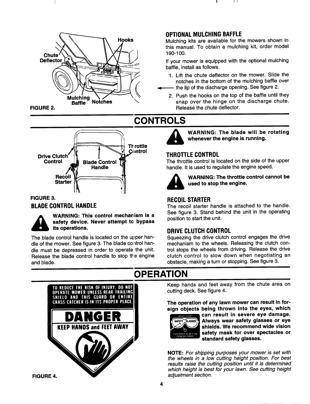 MTD 123-260A000, 123-265D000 manual 