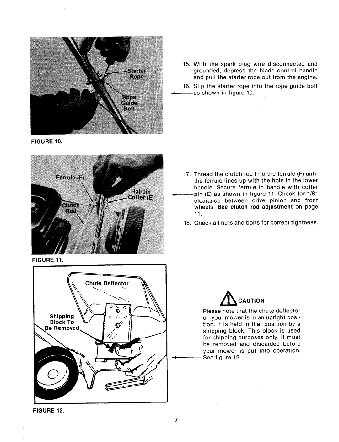 MTD 123-260A, 123-262A manual 