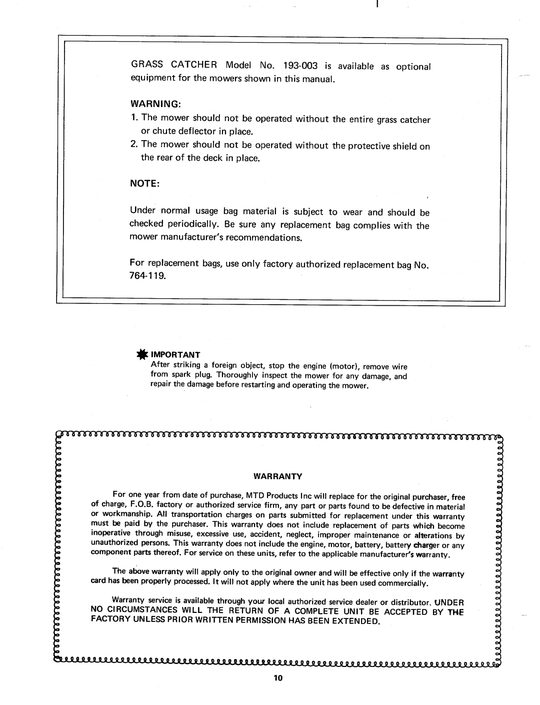 MTD 123-280 manual 