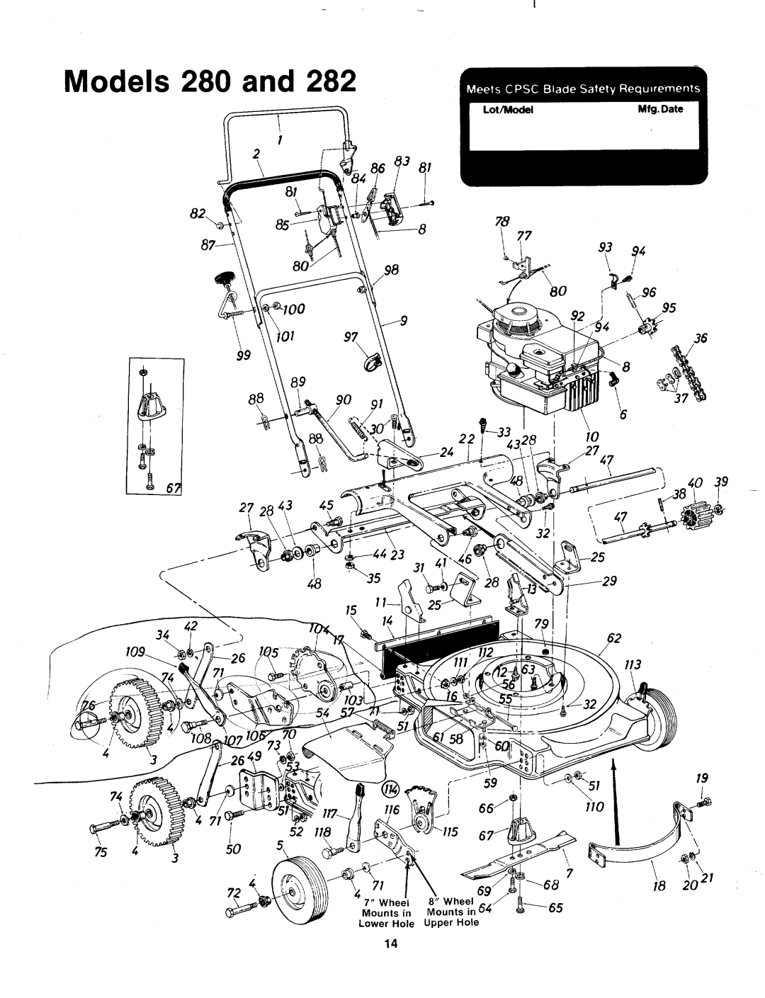 MTD 123-280A, 123-282A manual 