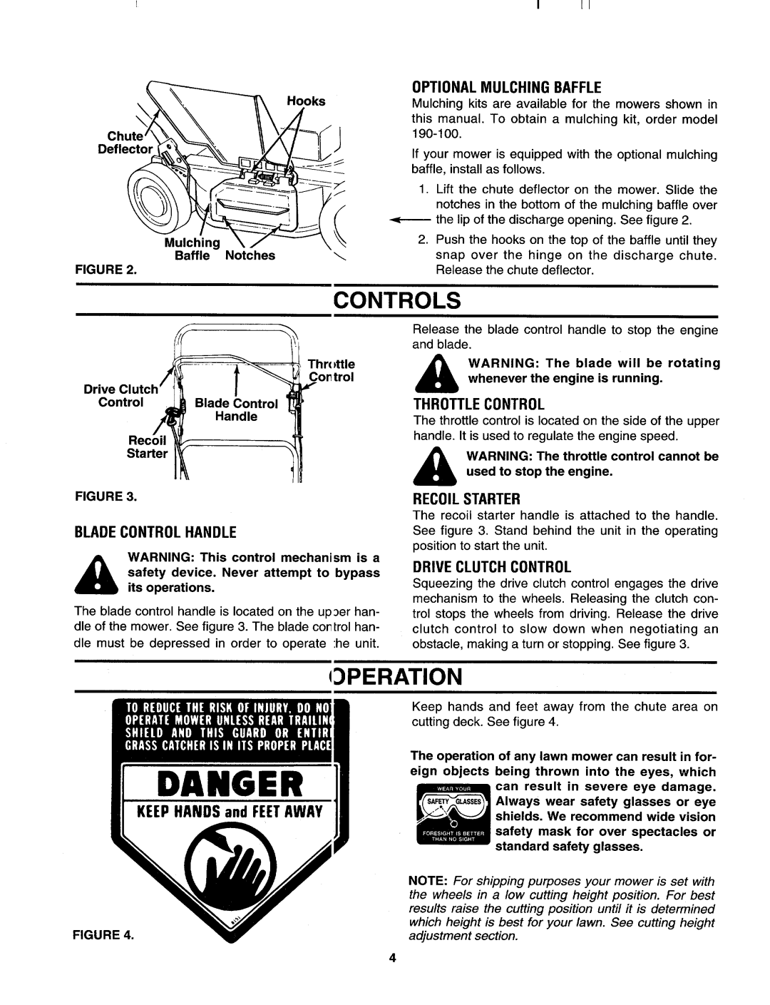 MTD 123-280B000, 123-281C000, 123-282C000 manual 