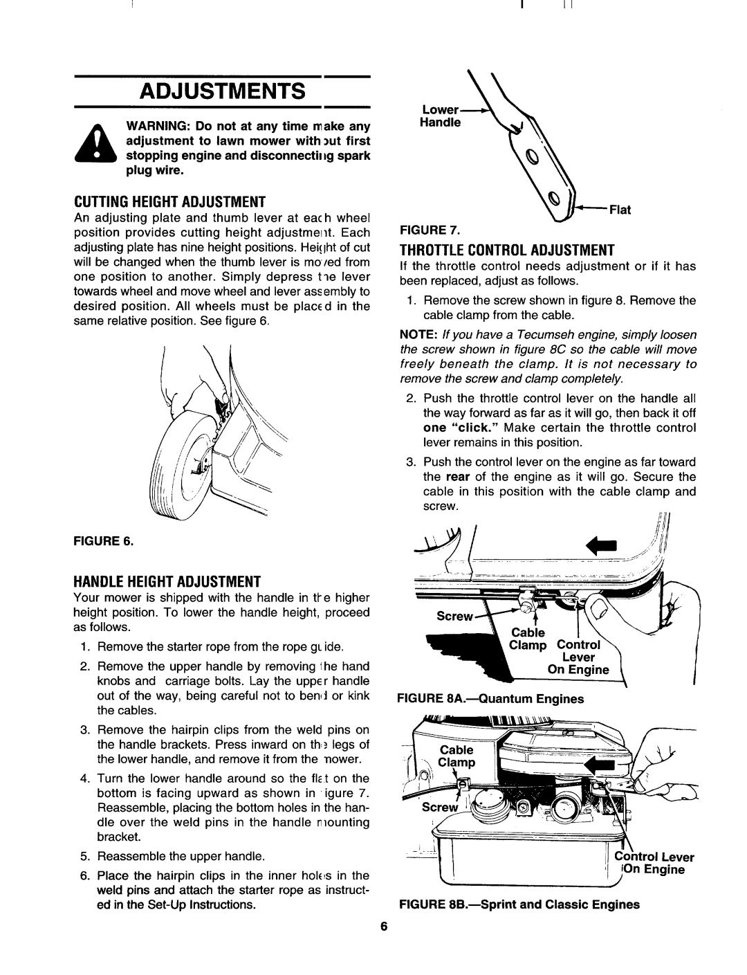 MTD 123-281C000, 123-280B000, 123-282C000 manual 