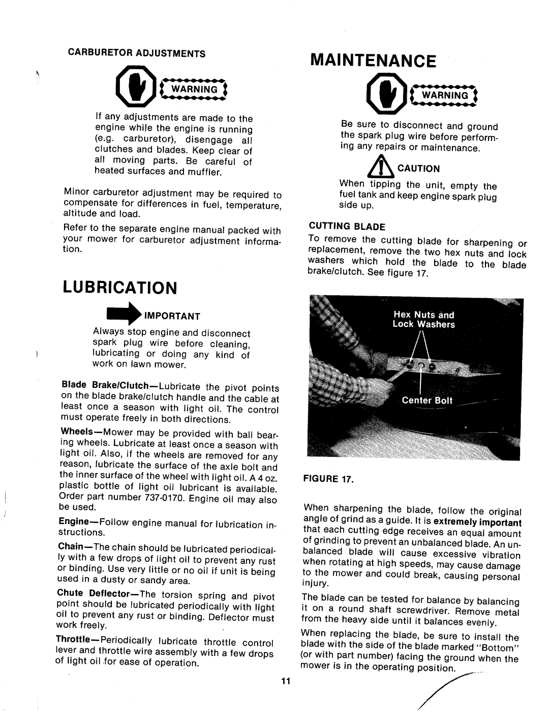 MTD 123-284A manual 