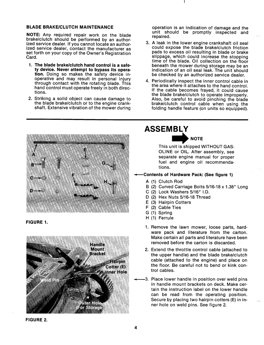 MTD 123-284A manual 