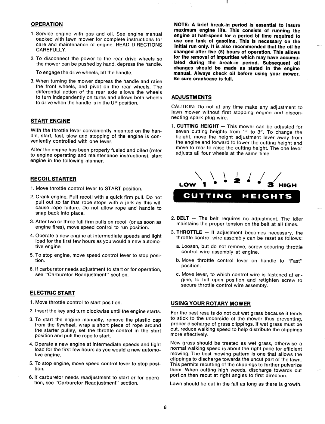 MTD 123-290, 123-295 manual 