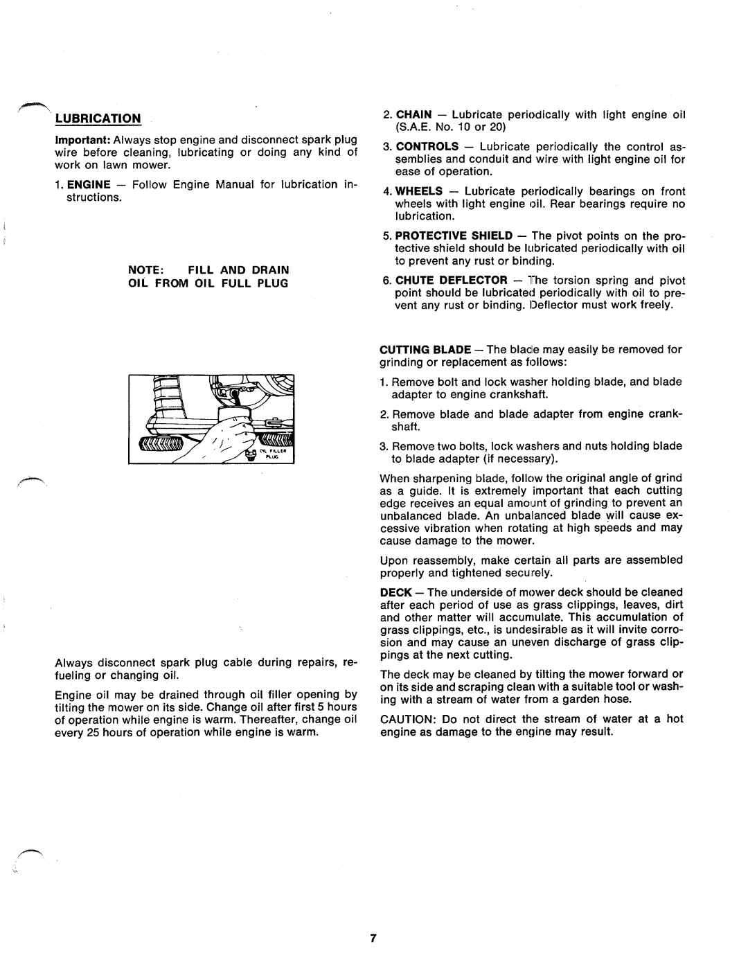 MTD 123-295, 123-290 manual 