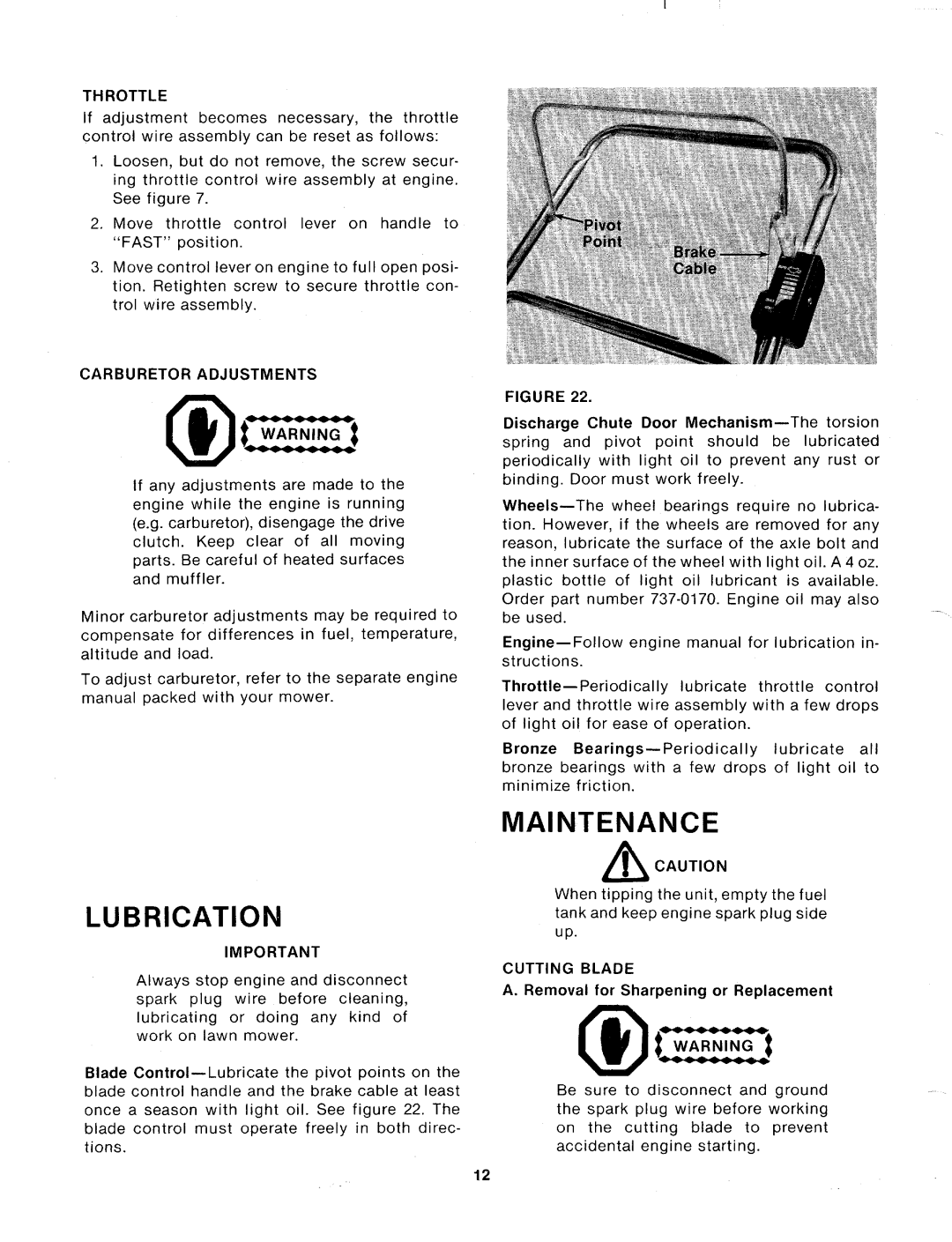 MTD 123-332A manual 