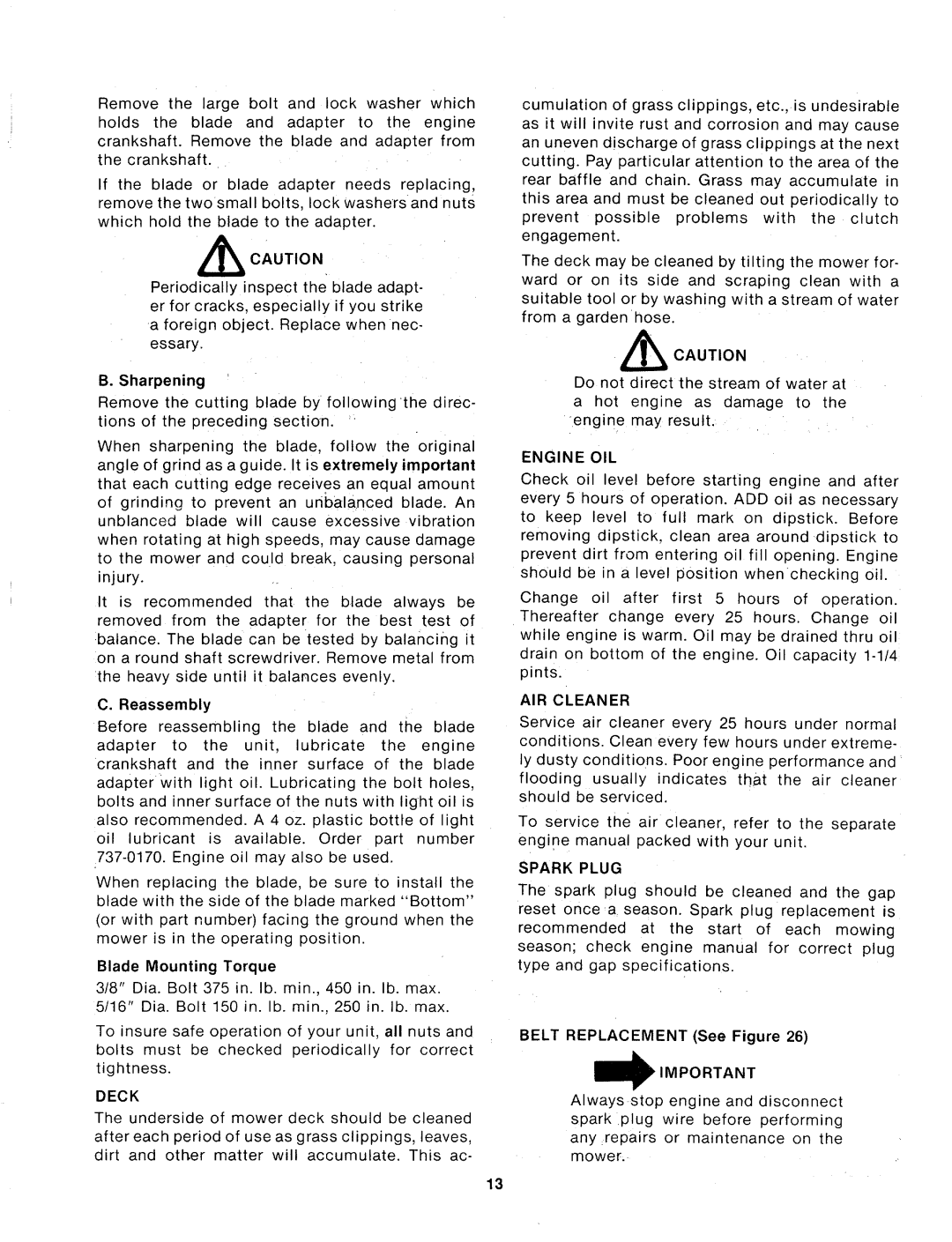 MTD 123-332A manual 