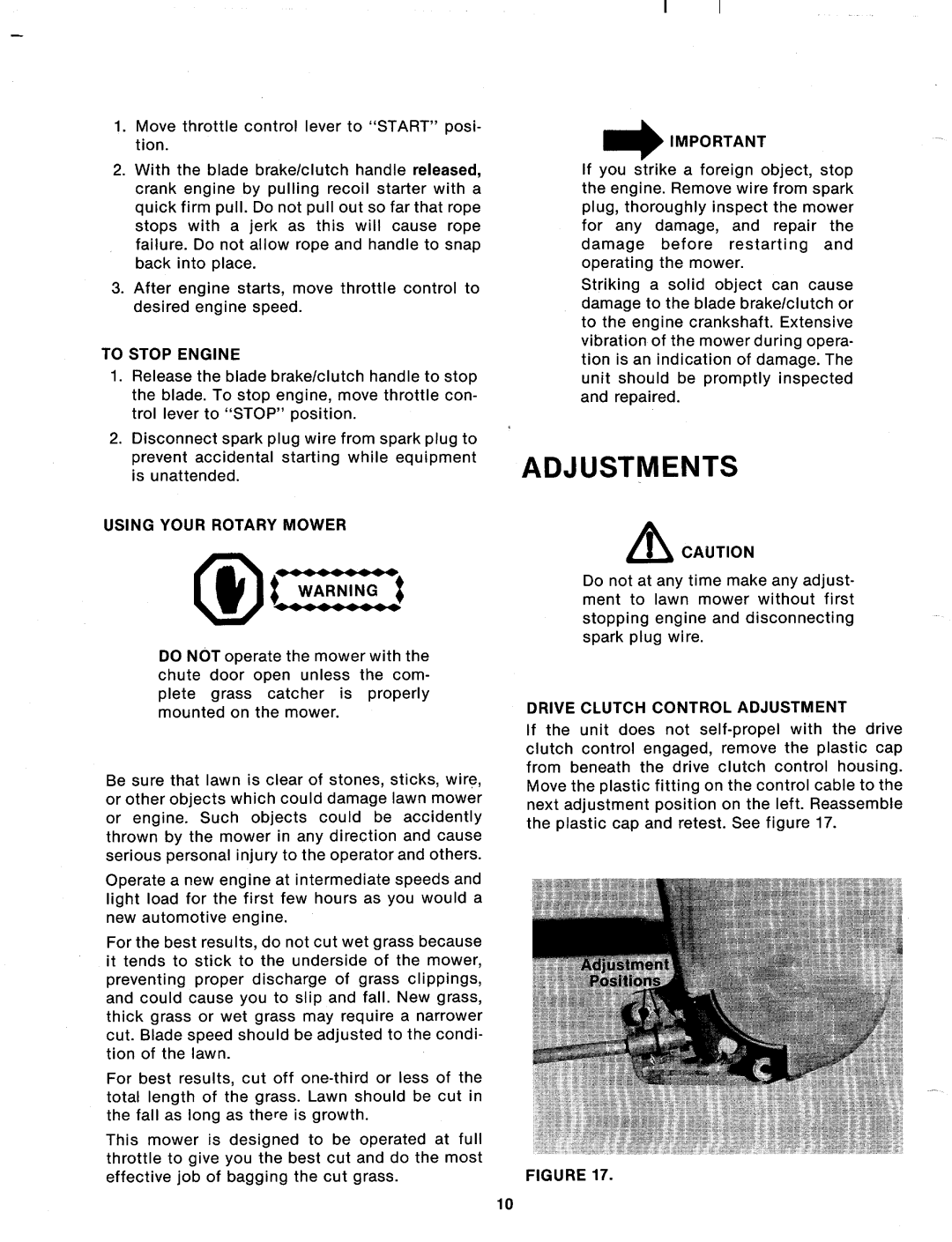 MTD 123-364A manual 