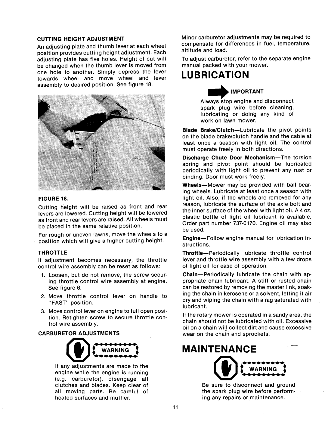 MTD 123-364A manual 