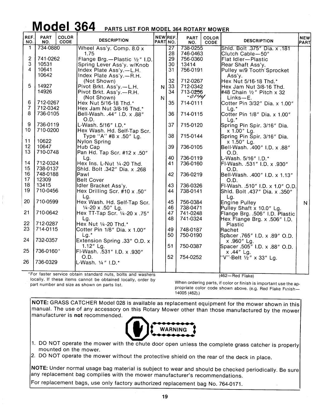 MTD 123-364A manual 