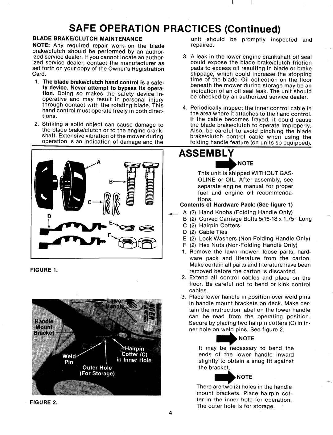 MTD 123-364A manual 