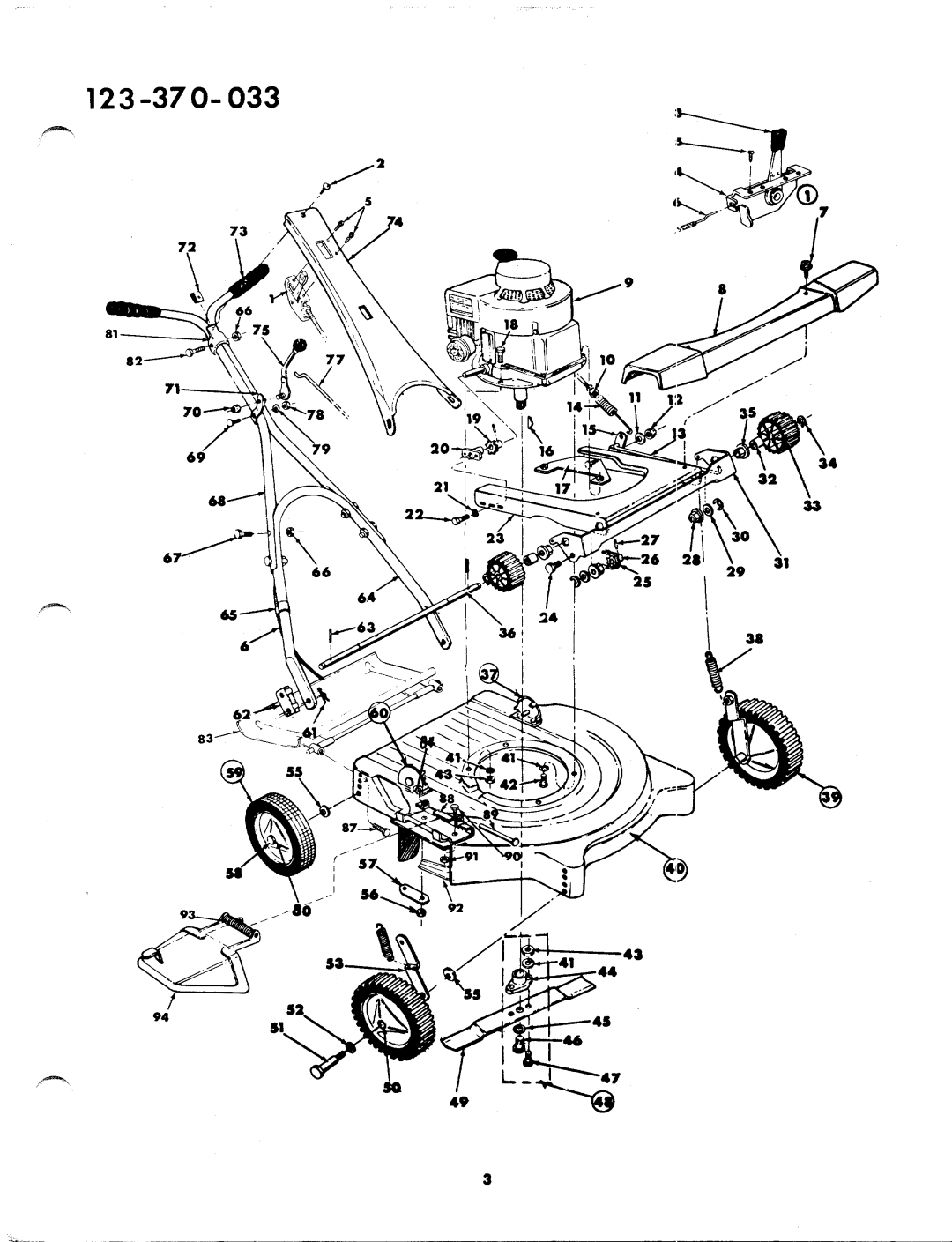 MTD 123-370-033 manual 